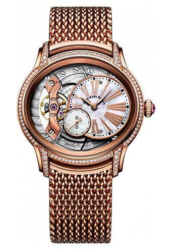 Review Replica Audemars Piguet 77247OR.ZZ.1272OR.01 Millenary Hand Wound Ladies watch - Click Image to Close